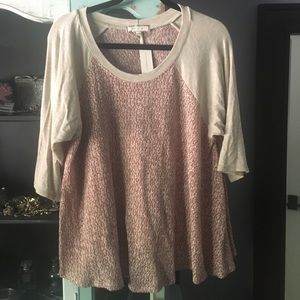 Anthropologie Flowy Knit Top